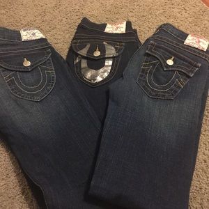 COPY - LOT of 3 pair of True Religion Jeans